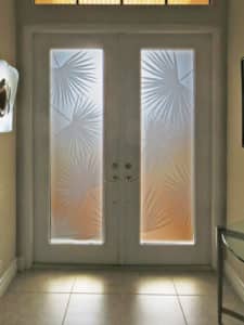 Custom Glass Doors Etching 17