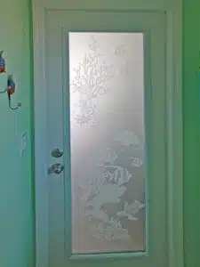 Custom Glass Doors Etching 18