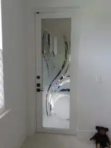 Custom Glass Doors Etching 19