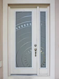 Custom Glass Doors Etching 24