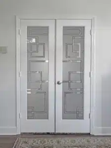 Custom Glass Doors Etching 8