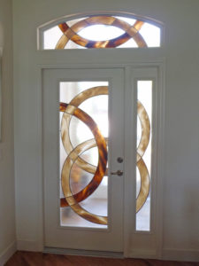 Custom Glass Doors Leaded 12