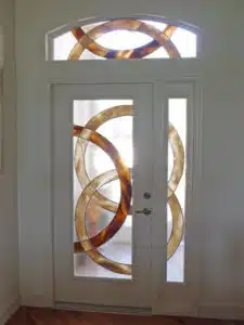 Custom Glass Doors Leaded 12