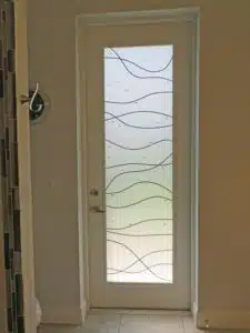 Custom Glass Doors Leaded 15