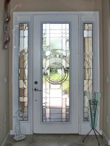 Custom Glass Doors Leaded 2