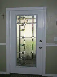 Custom Glass Doors Leaded 26
