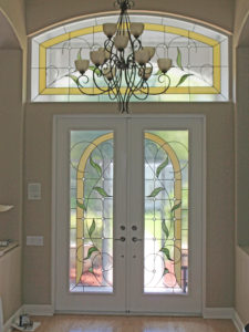 Custom Glass Doors Leaded 28