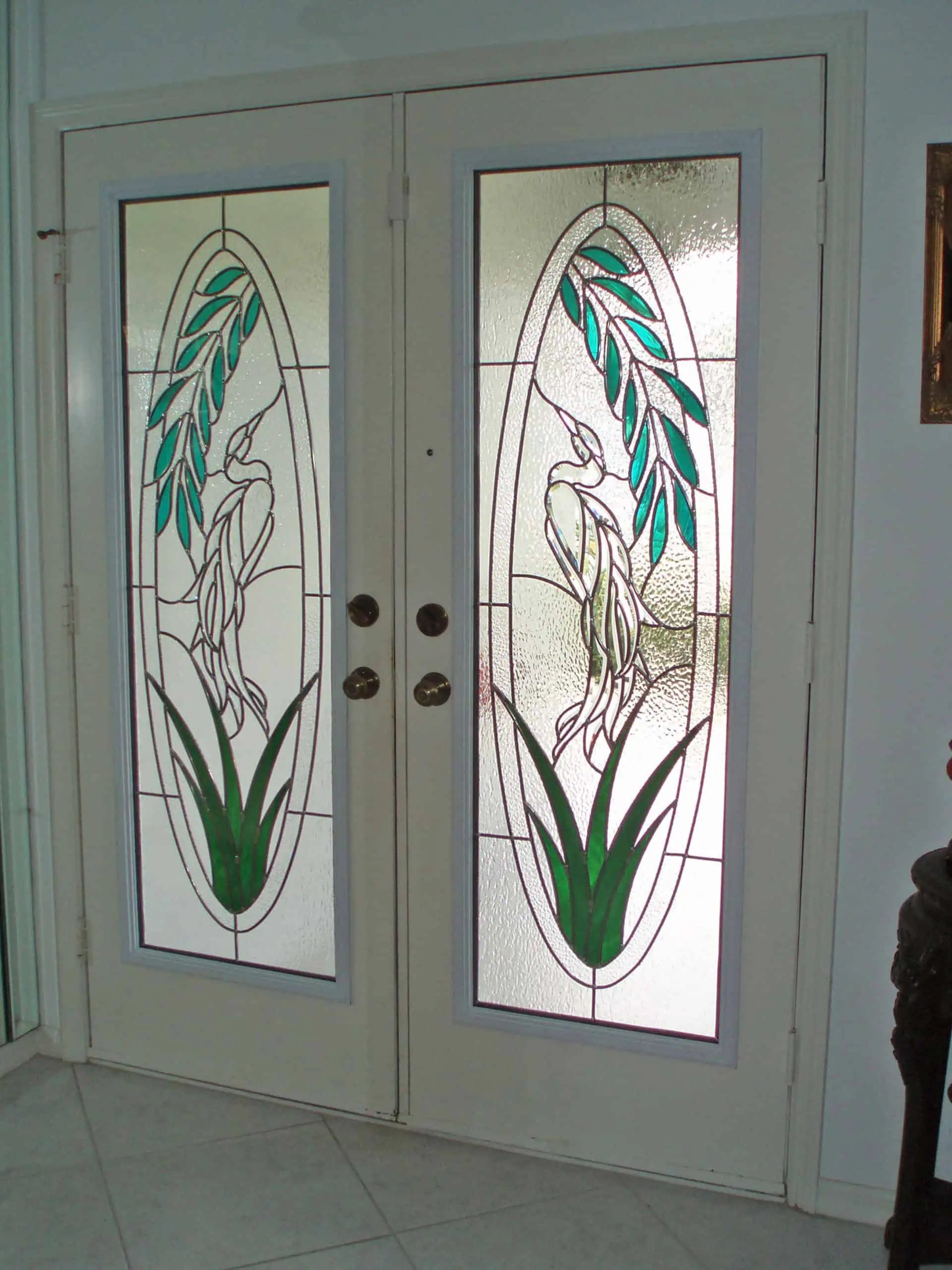 Custom Glass Doors Leaded 7 Scaled